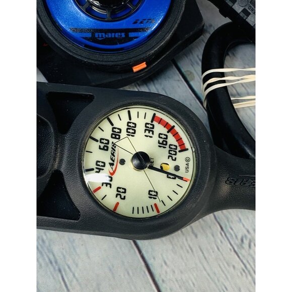 Mares Beta And Aeris Gauge With Compass Used - Picture 5 of 11